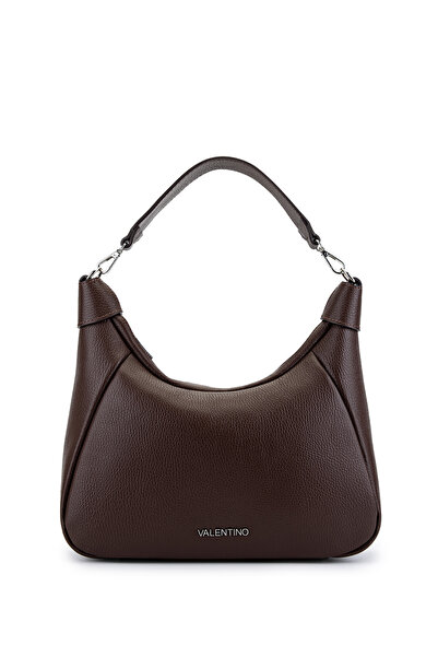 Mario Valentino Women's Genuine Leather Brown Shoulder Bag