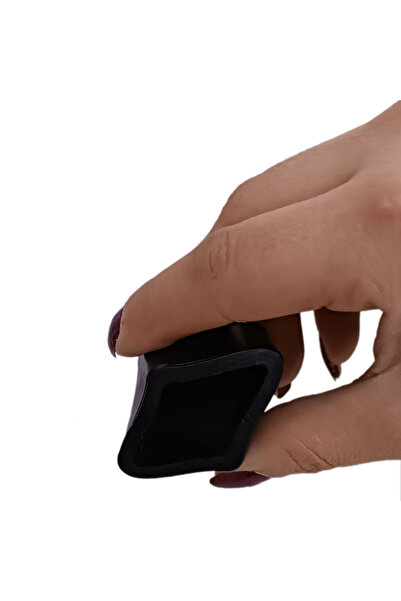 Adem Koç 30x30 Mm Kare Pvc Sandalye Profil Ayak Pabucu Sessiz Yumuşak - Siyah...