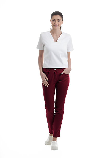 Carré Medical Uniforms Women's medical trousers Carré Clinique burgundy