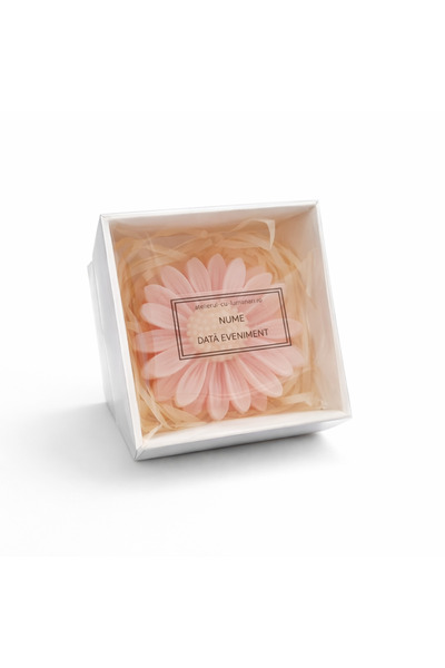 Atelierul cu lumanari Lumânare de nuntă - Margareta din ceară de soia - 10 bu...