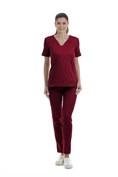 Carré Medical Uniforms Carré Clinical medical suit burgundy pink