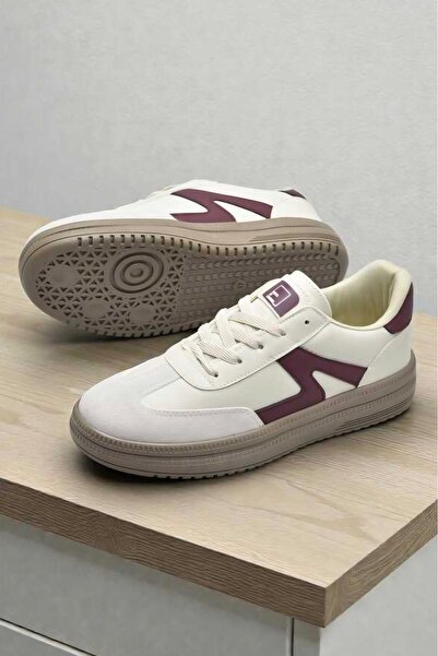 PAPATAY 4758 Unisex Sneaker Bağcıklı Günlük Yürüyüş Spor Ayakkabı - Ortopedik...