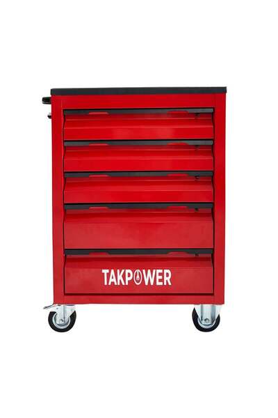 TAKPOWER 5 Çekmeceli Dolu Takım Arabası 190 Parça