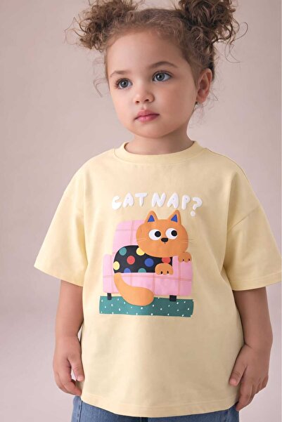 BENROMA Cat Nap? Unisex Children's T-Shirt 4Gh5