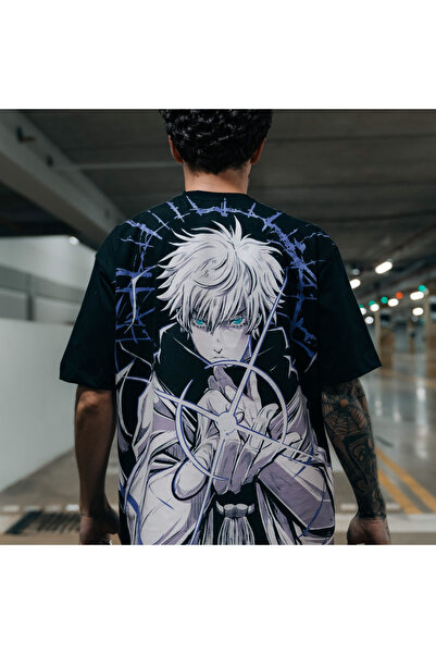 SHINOBIX Jujutsu Kaisen Anime Gojo Satoru The Strongest Full-Print Oversize B...