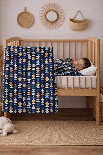 Müslin bebek örtüsü seti 120x120 ve 70x70 2’li %100 pamuk
