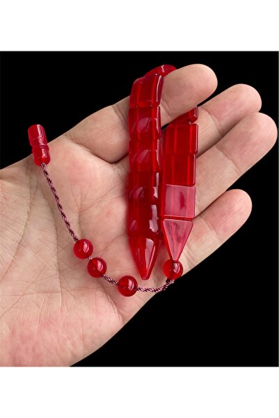 Trikala سبحة من خشب العنبر الفاخر على شكل سمكة مقاس 13.5x13x5 مم