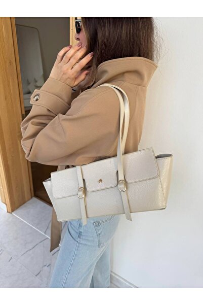 Fiori Geantă de umăr din piele artificială pentru femei