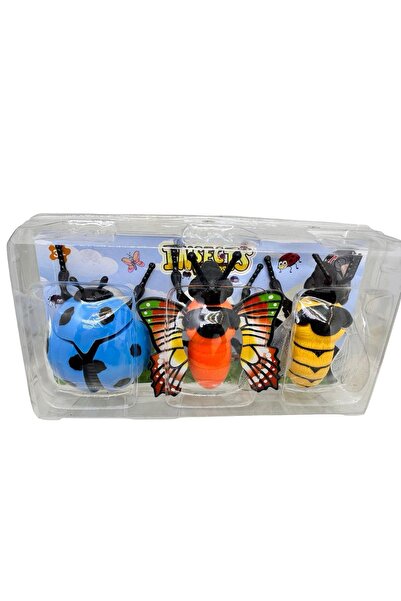 JPT Set de insecte mecanice cu cheiță, pachet de 3