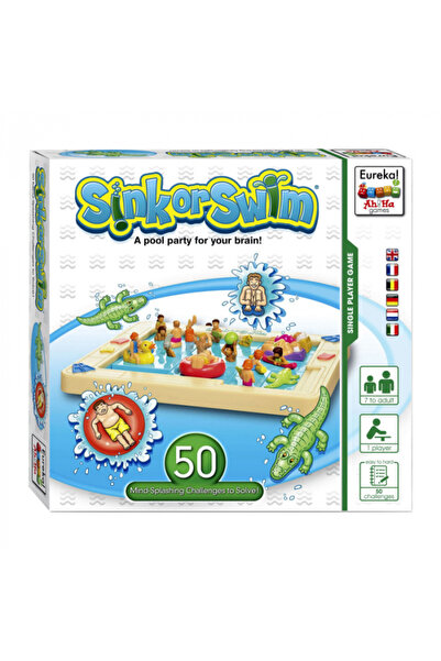 Eureka Logic game "Sink or Swim" for players from 7 to 99 years old