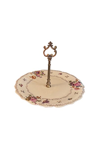 tayfuntufan antika koleksiyon طبق تقديم من بورسلين ليموج الفرنسي بقطر 25 سم