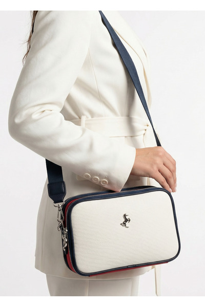 H&D COLLECTİON Miami Polo Women's Crossbody Shoulder Messenger Bag (25*9*15 cm)