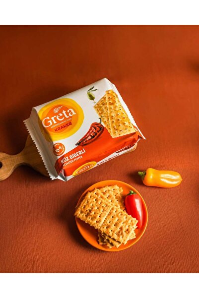 Şölen Greta Roasted Red Pepper Crackers 30 Gr X 2-Piece Opportunity Pack