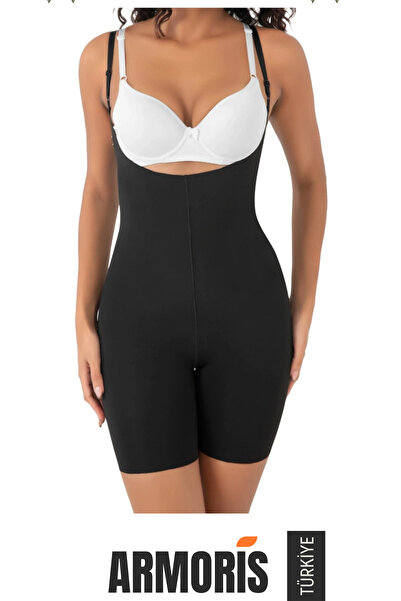 Armoris # مشد للجسم مقاس 2 لتقليل الحجم وشد الجسم للنساء، مشد كامل الطول بقصّ...