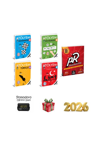 Arı Yayıncılık Arı Yayınları 8 Sınıf Matematik Fen Türkçe Sosyal Atölyem +par...