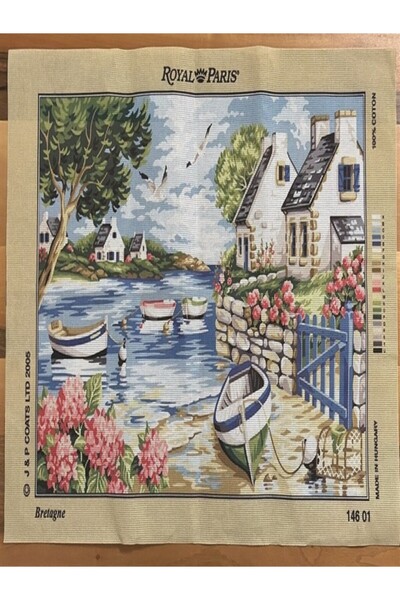 ÇeşitPınarı Royal Paris Goblen Tekneler 60x90 cm İpliksiz
