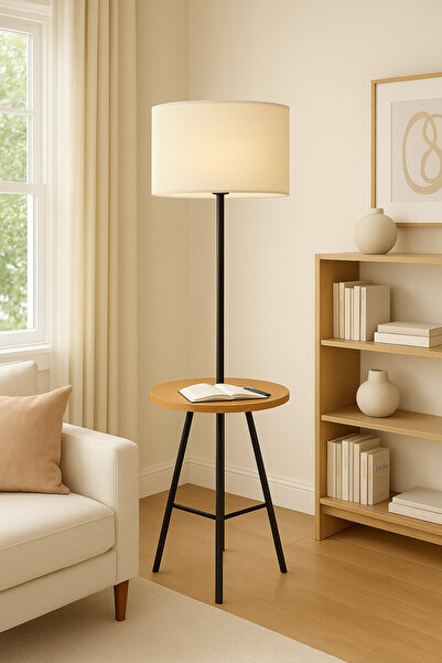 Longing Functionalis Metal Lambader Oturma Odası & Yatak Odası & Salon Lambader