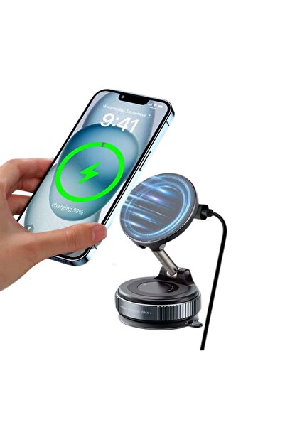 OEM Magnetic car mount with MagSafe 15W wireless charging