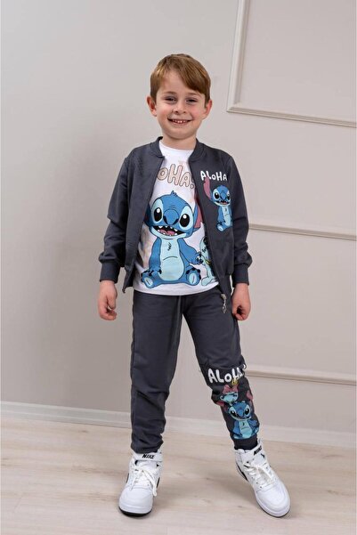 ÖRZİ Kids Seasonal 3-Piece Men's Tracksuit Set Age 3/10