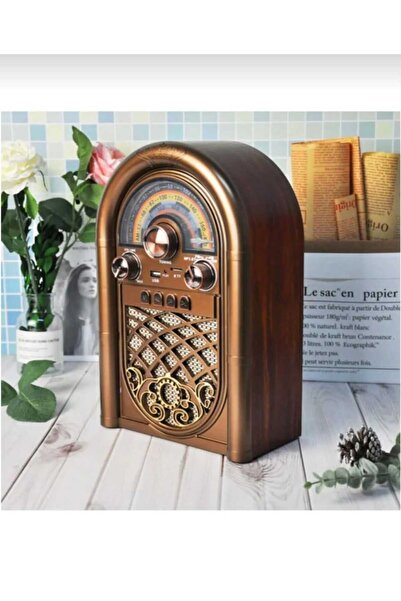 okeymag Nostaljik Görünüm Modern Teknoloji Bluetooth Radyo