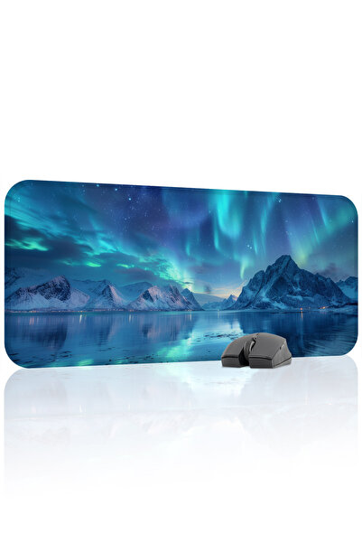 mousepad bastir Northern Lights Non-Slip Stitched Rubber Gamer Mousepad V1 - ...