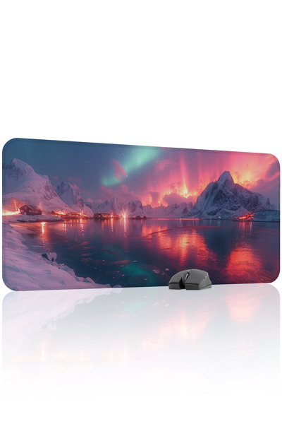 mousepad bastir Northern Lights Non-Slip Stitched Rubber Gamer Mousepad V5 - ...