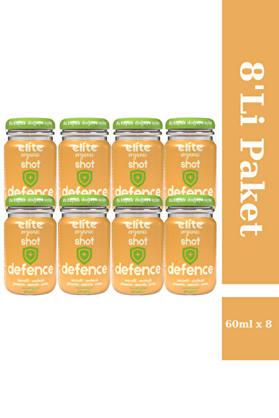 Elite Naturel Defence Shot 8 Adet Doğal İçerikli Günlük Shot | Zencefil & Zer...