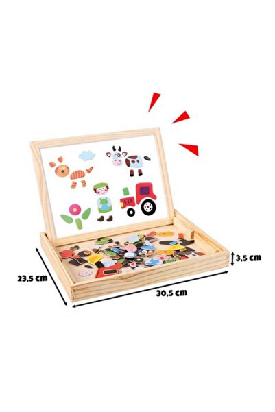 OEM Σετ μαγνητικού πίνακα παιχνιδιών 2 σε 1 – διπλής όψης για μαρκαδόρο και κ...