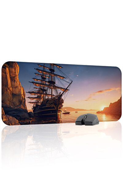 mousepad bastir Gemi Ship Non-Slip Stitched Rubber Gamer Mousepad V2 - 70X30 ...
