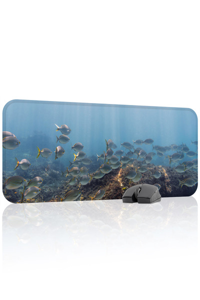 mousepad bastir Υποβρύχιο αντιολισθητικό ραμμένο λαστιχένιο mousepad gaming V...