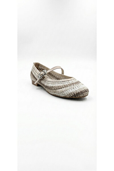 Ustalar Ayakkabı Çanta Beige Women's Ballerinas 319.029-Y10