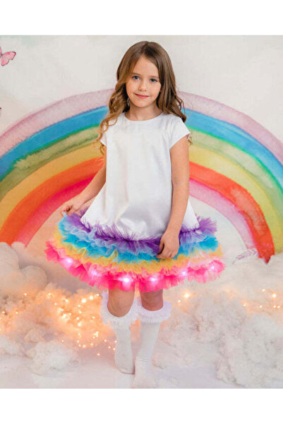 fustite cu luminite Rainbow Light Dress, 10-12 years - 10-12 years (140-152 cm)