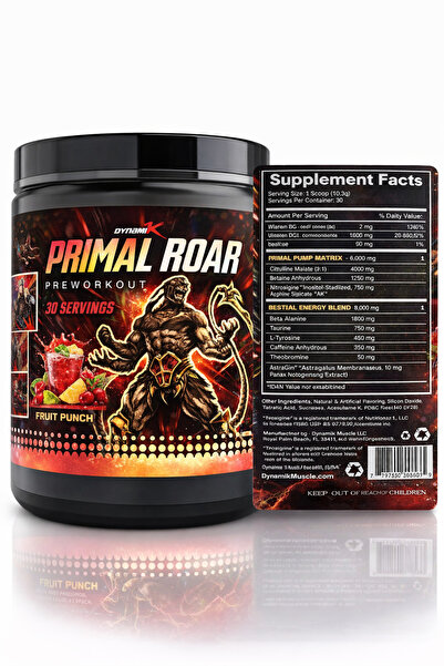 DYNAMIK MUSCLE سلسلة ديناميك جولد - برايمال رور 30 إس في - فروت بانش