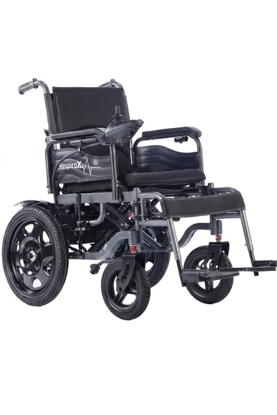 Respirox AKÜLÜ TEKERLEKLİ SANDALYE AKÜ HEDİYELİ ÇİFT BATARYA 5 YIL GARANTİLİ ...