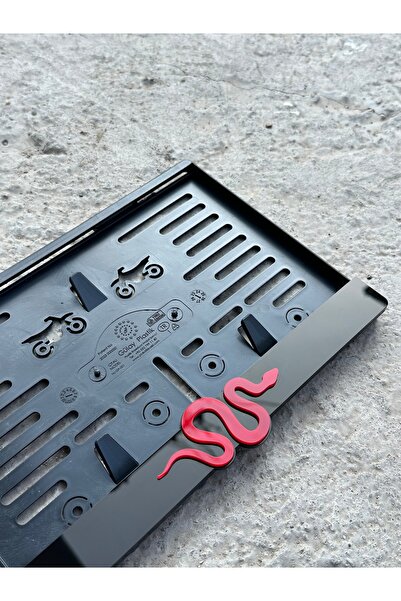 taş pleksi Kızıl Engerek | MOTOR PLAKALIK 3D PARLAK PLEKSİ TÜM MOTOSİKLET MOD...