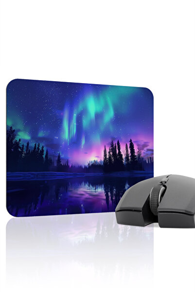 mousepad bastir لوحة ماوس ألعاب مطاطية مخيطة ومضادة للانزلاق من أورورا نورث ل...