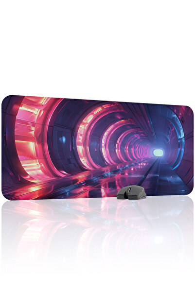 mousepad bastir لوحة ماوس ألعاب مطاطية مخيطة مانعة للانزلاق من طراز V5 - 90x4...