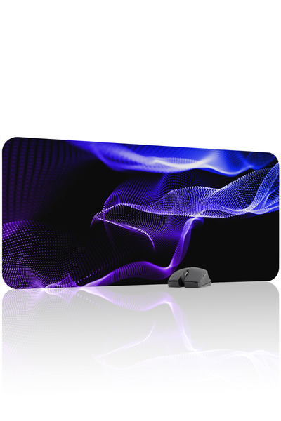 mousepad bastir لوحة ماوس ألعاب مطاطية مخيطة ومضادة للانزلاق من Dots V2 - 90x...