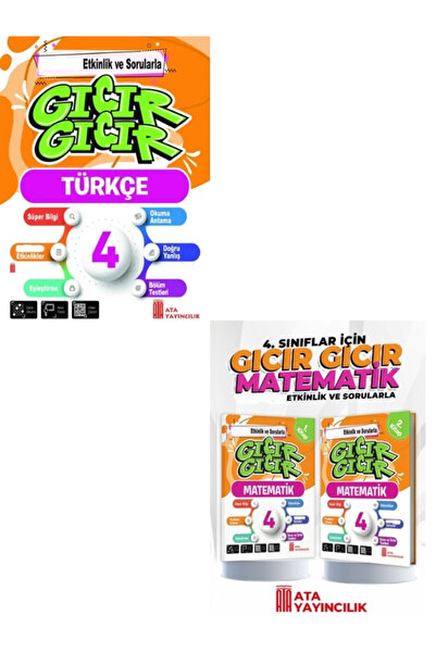 Analiz Yayınları 4. Sınıf Gıcır Gıcır Türkçe-4. Sınıf Gıcır Gıcır Matematik 1...