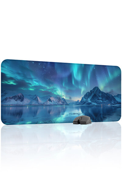 mousepad bastir Northern Lights Non-Slip Stitched Rubber Gamer Mousepad V1 - ...