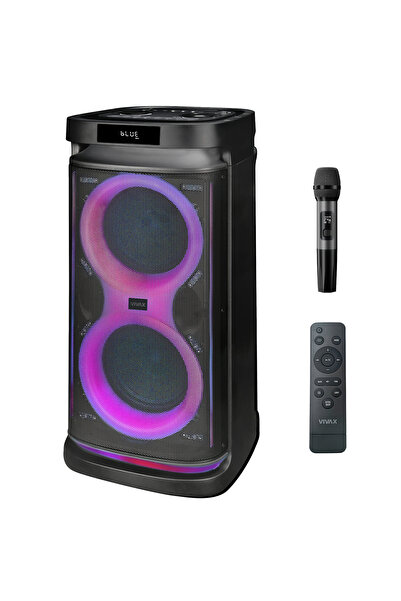 VIVAX Boxă Bluetooth Vivax, 80W RMS (160W Peak), TWS, Karaoke, BS-820 Negru
