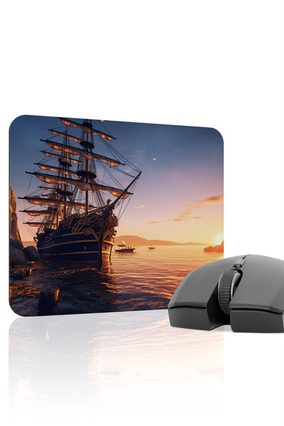 mousepad bastir Gemi Ship Non-Slip Stitched Rubber Gamer Mousepad V2 - 22X18 ...