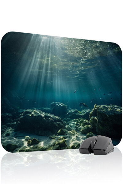 mousepad bastir لوحة ماوس ألعاب مطاطية مخيطة ومضادة للانزلاق تحت الماء V1 - 4...