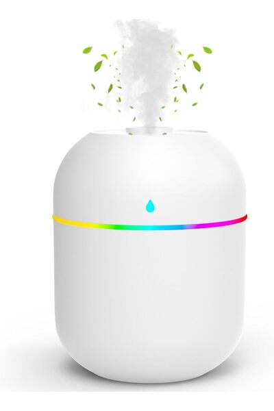 Homedeo 220ml Mini Essential Oil Diffuser for Desk, Small Humidifiers for Bed...