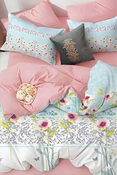 İQON Elastic Sheet Duvet Cover Set Double Size Crsomon