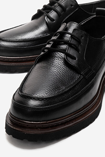 maximoda Piele naturală, talpă groasă, cusută la talpă, pantofi pentru bărbați