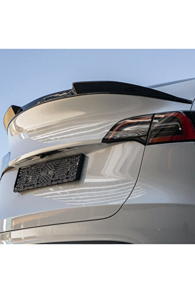 TMZ Garage Tesla Model Y 2020-2025 Spoiler Piano Black Bagaj Üstü Spoiler Eki