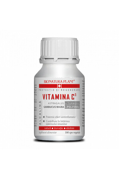 Bionatura Plant Vitamina C5 Alcalina | Supliment pentru Sanatate | Cumpara On...