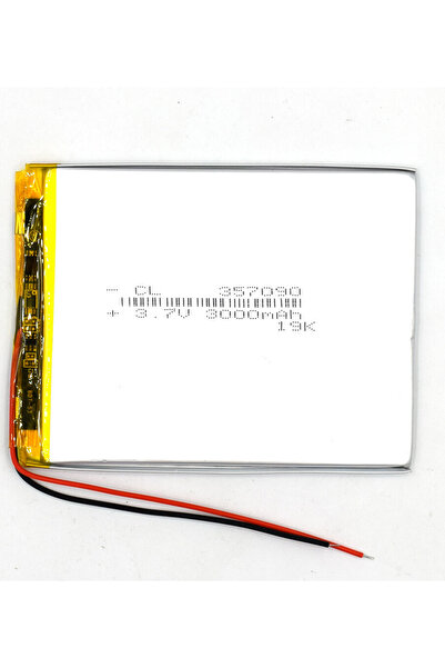 Efcell Lityum Polimer Pil 3.7V 3000mAh Çok Amaçlı Yedek Batarya 357090