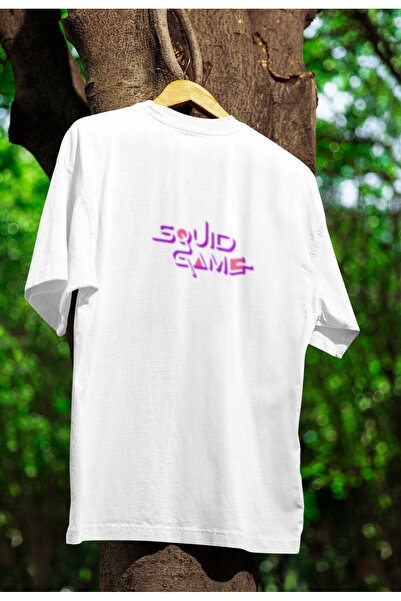 MG S Game Foreign Series Printed Cyclone Collar Cotton Oversize Fit Unisex Ts...